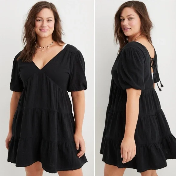 open lace back dress Sequin Two-Tone Party Dress with Fringe main image 1